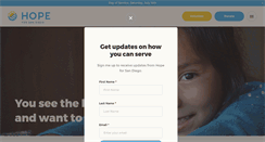 Desktop Screenshot of hopeforsd.org